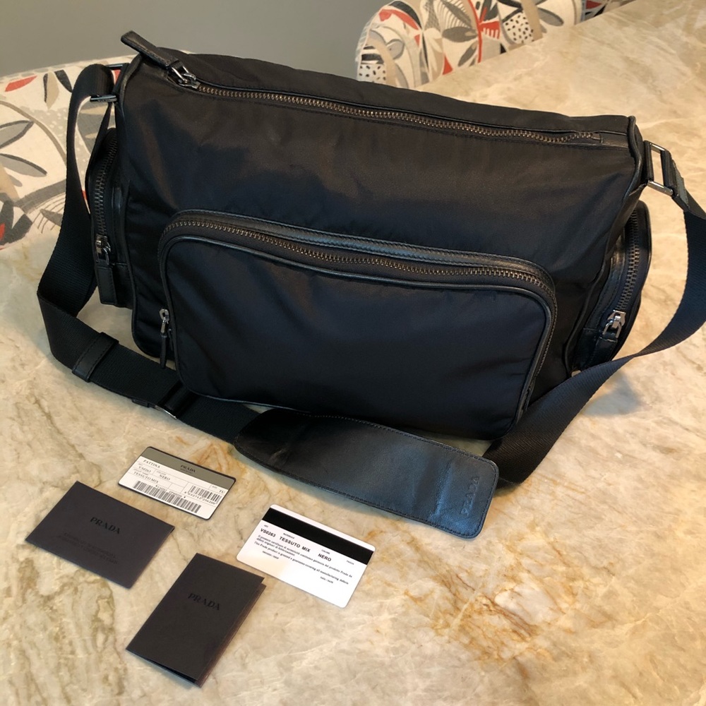 Like New! Authentic Prada Tessuto bag/duffel
